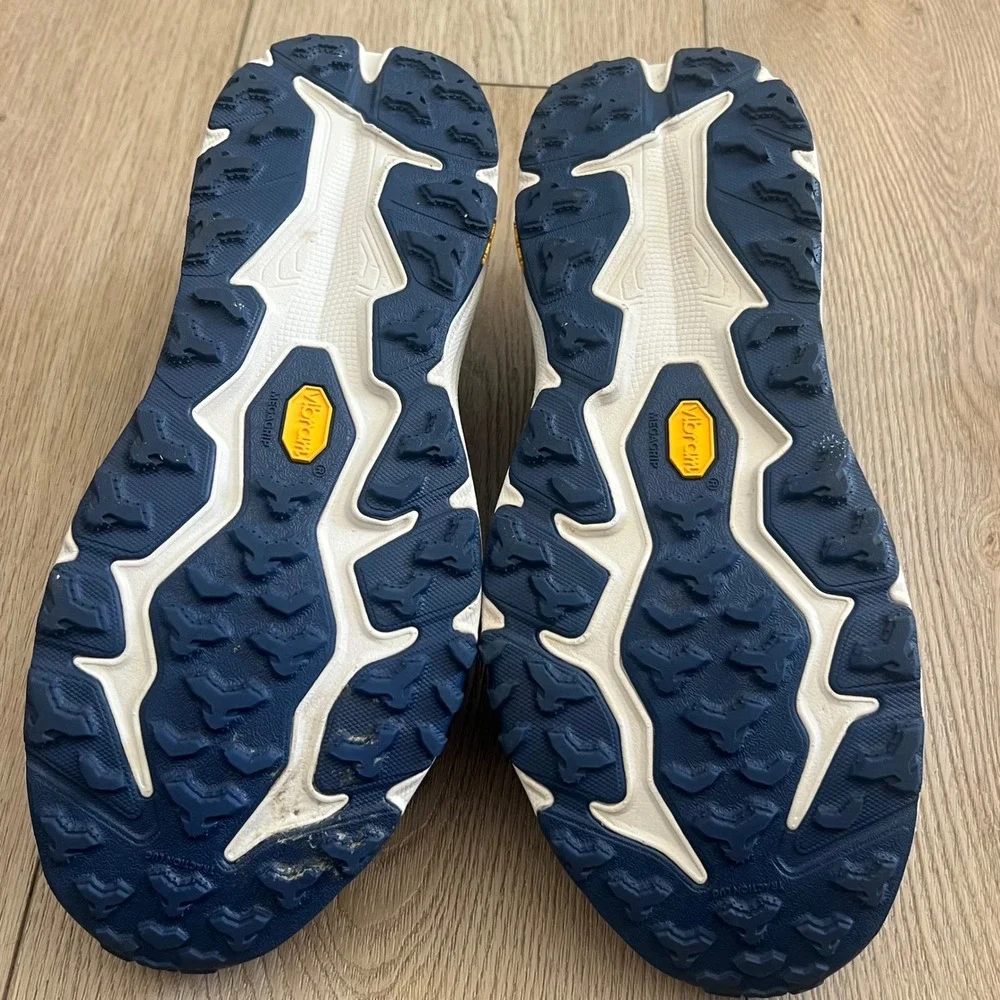 Hoka Speedgoat 5 Trail Running Shoes Blue White Speckled  Mens Size 12